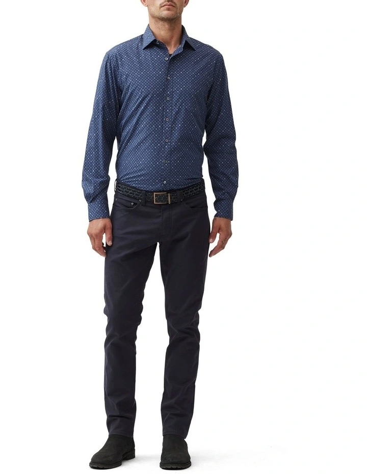 Pinotage Long Sleeve Shirt in Ink