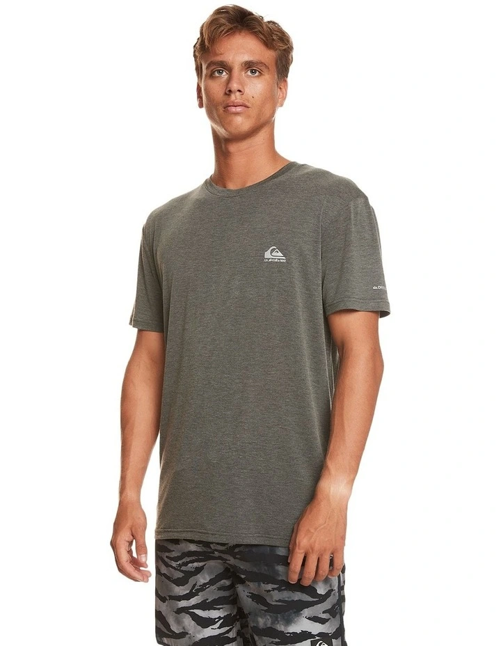 Coastal Run T-shirt in Black Heather