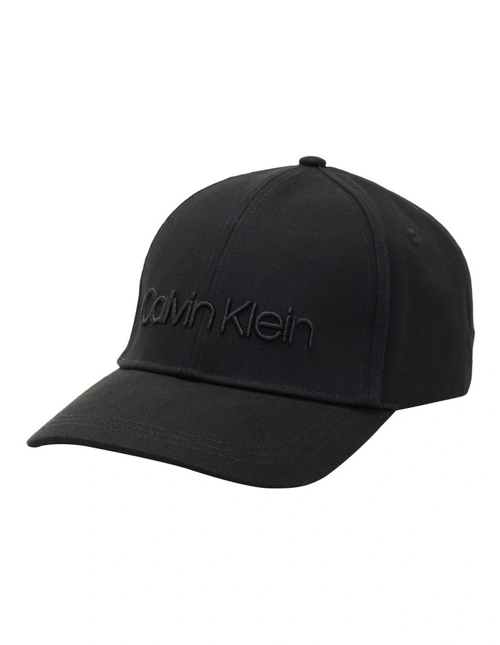 Embroidery Cap in Black