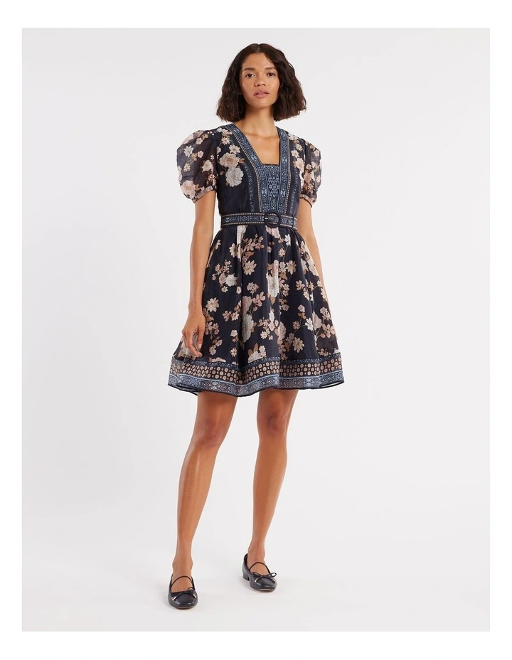 La Boheme Mini Dress in Multi