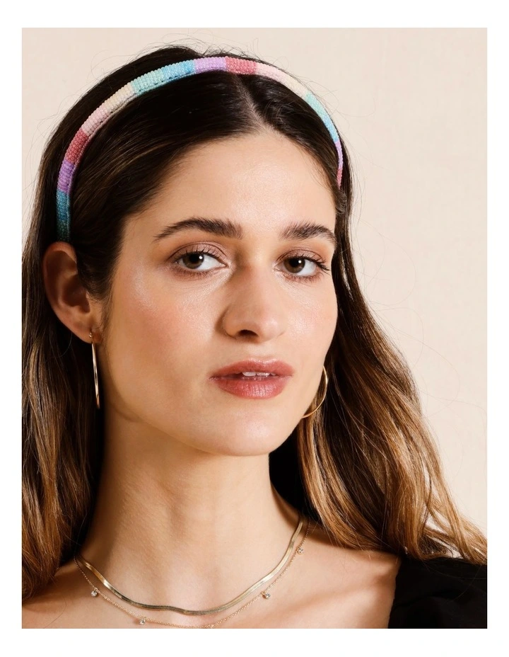 Beaded Headband in Assorted