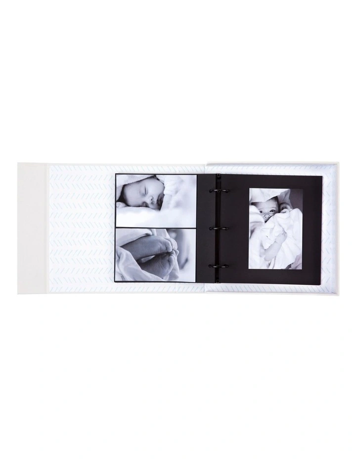 Story Display Photo Album Large Drymount in White