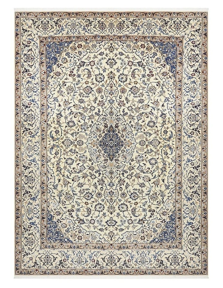 Hand Knotted Persian Naein Rug 345X250cm