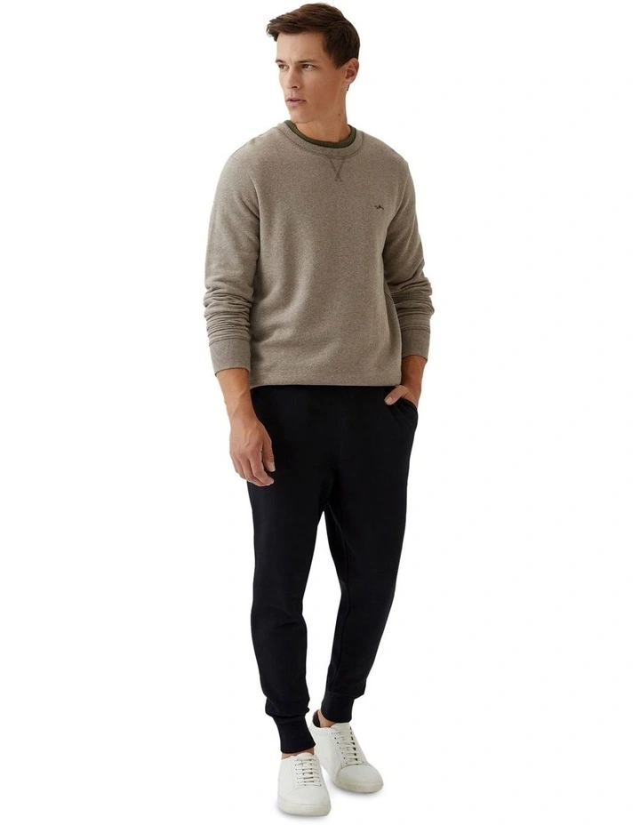 Leo Organic Cotton Sweatshirt in Mocha