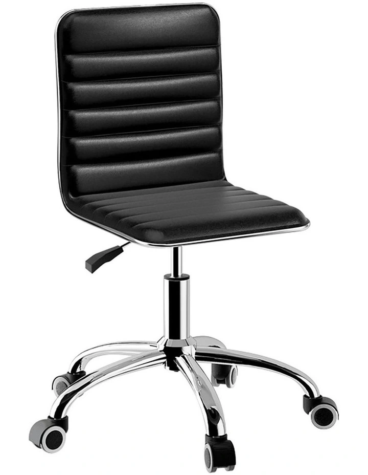 PU Leather Office Chair in Black