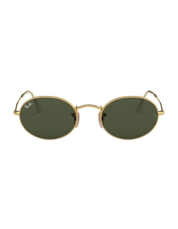 Oval Gold RB3547 Sunglasses