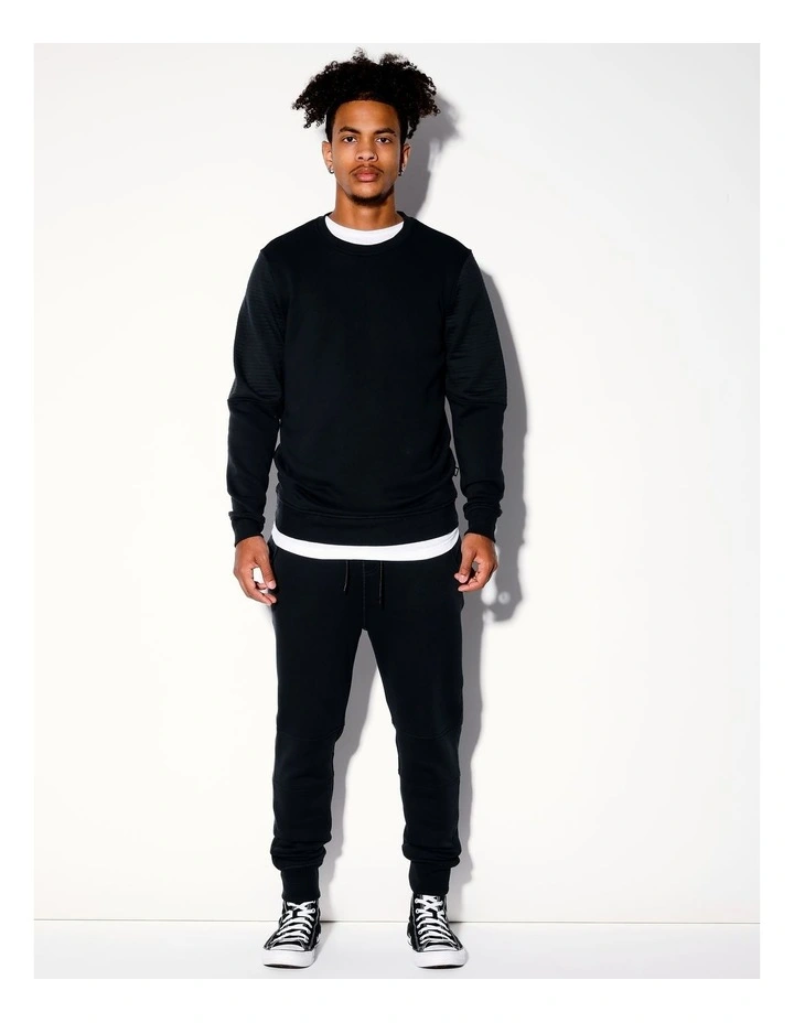 Ryder Moto Crew Sweat in Navy