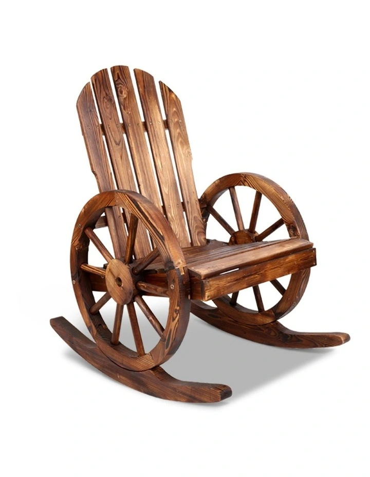 Wagon Wheels Rocking Chair