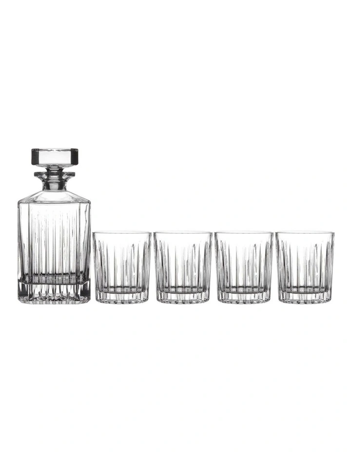 Empire Whisky Gift Boxed Set 5 Piece in Clear