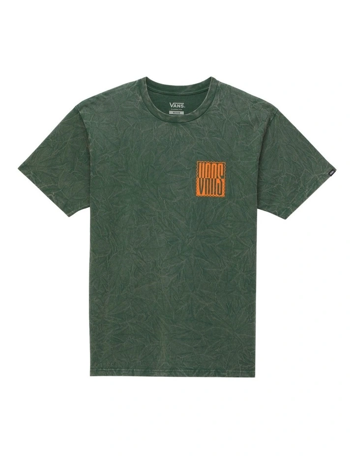 Stacked Tie Dye Logo Tee in Mountain View