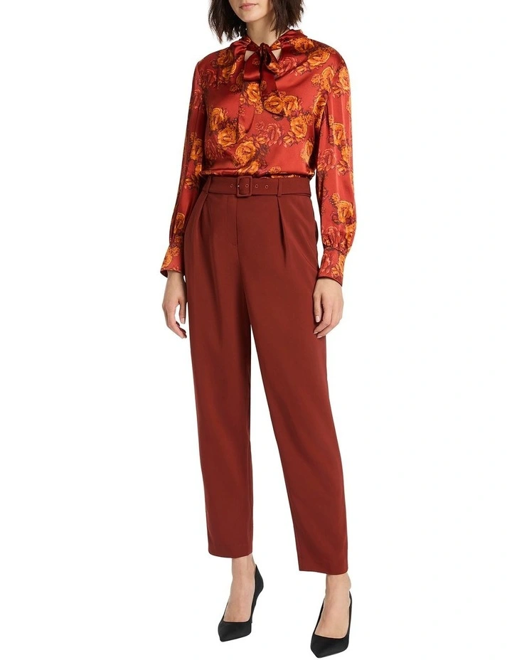 Briar Silk Blouse in Currant Multi