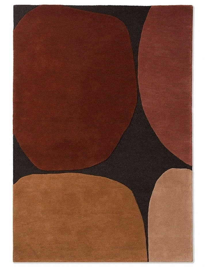 Decor Plateau Rug 091903 in Brown
