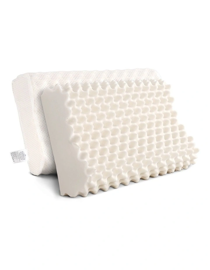 Set of 2 Natural Latex Pillows