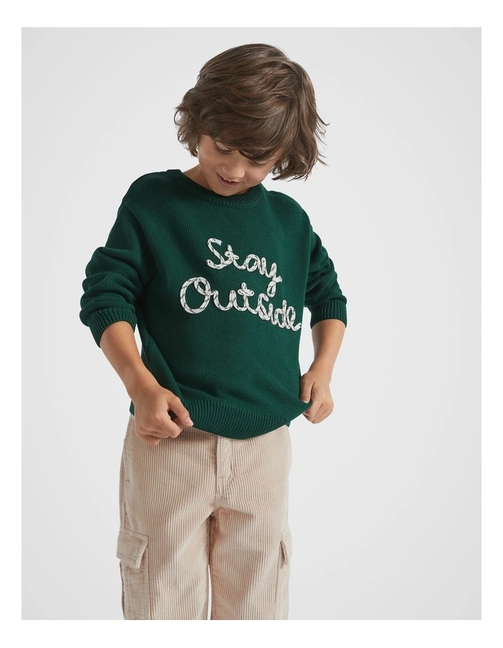 Stay Outside Knit in Ivy