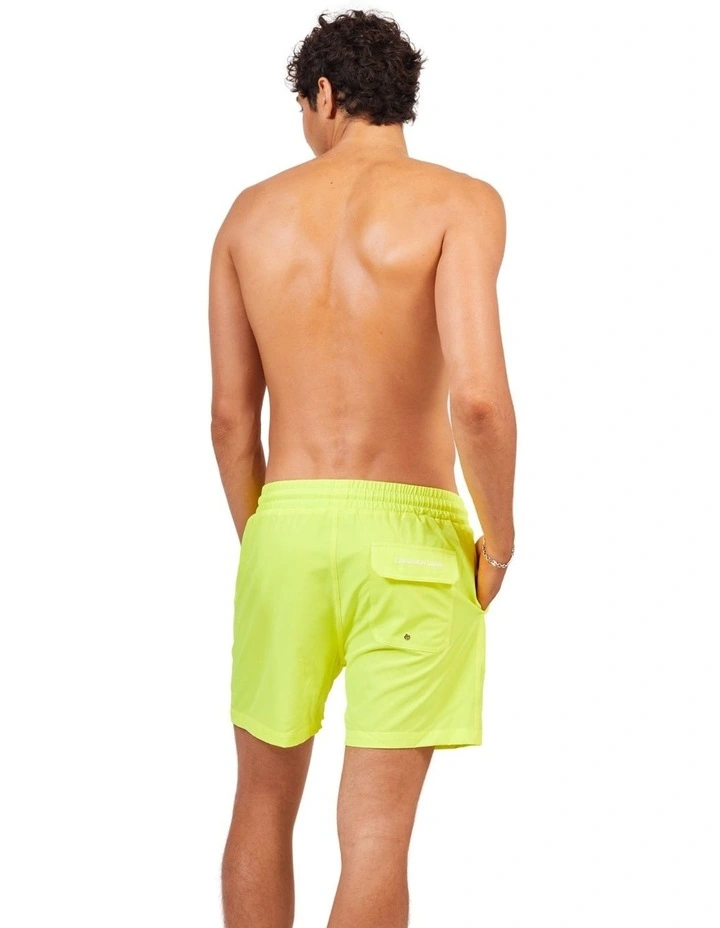 Limited Edition Sustainable Swim Short in Neon Yellow