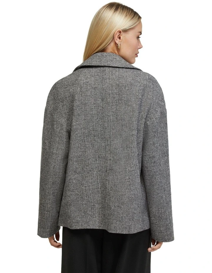 Ronnie Wool Rich Blazer in Black/White