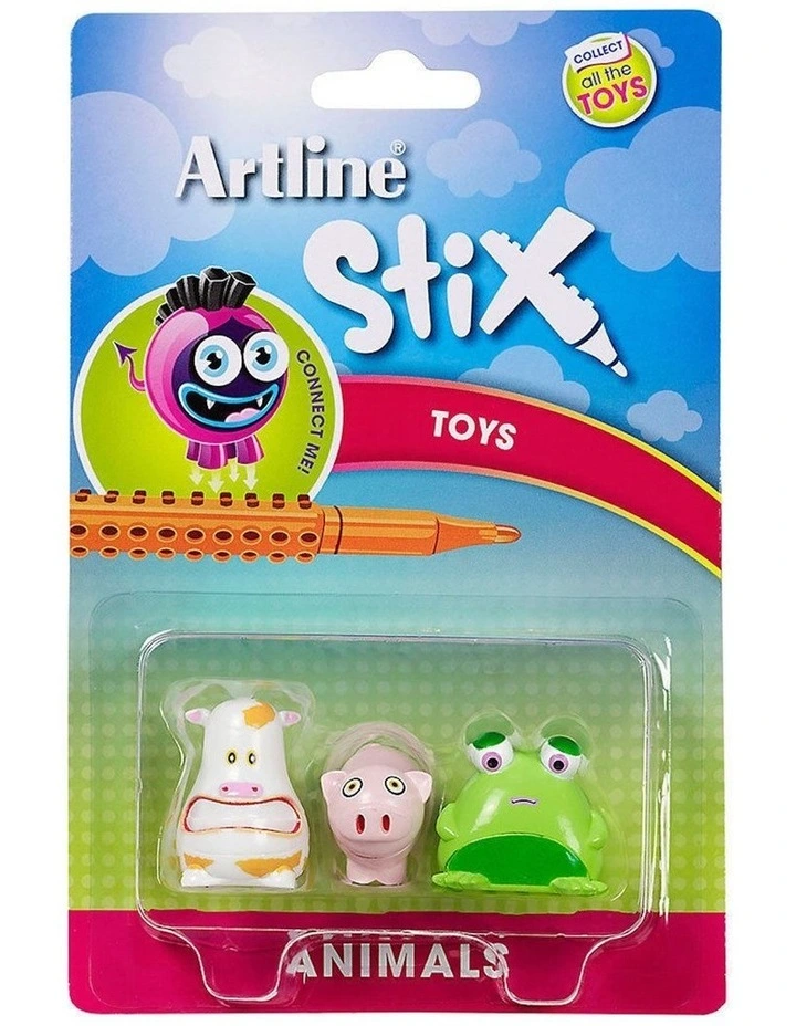 Stix Animal Toys for Stix Drawing Pens 3 Pack