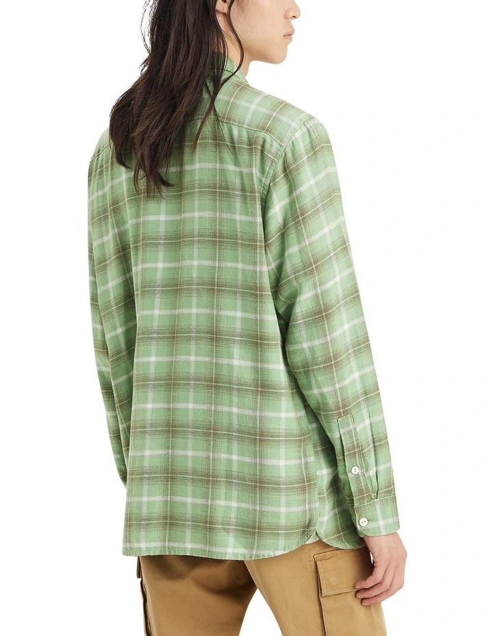 Jackson Worker Overshirt in Argus Plaid Fog