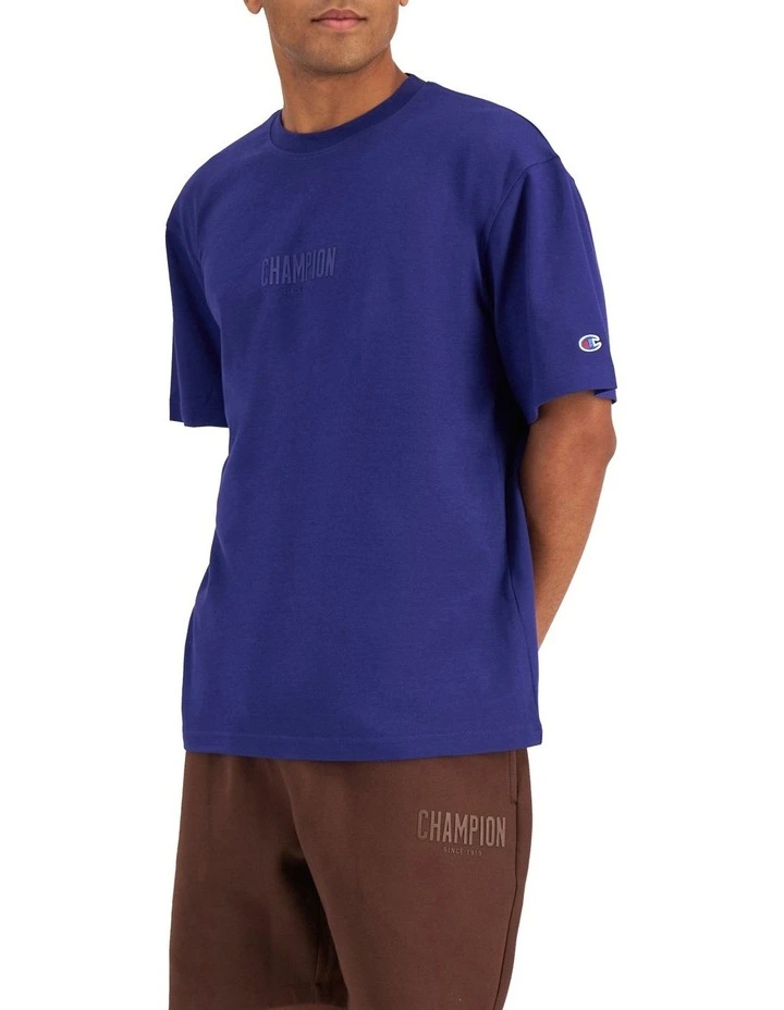 Rochester Base Tee in Chaouen Cobalt