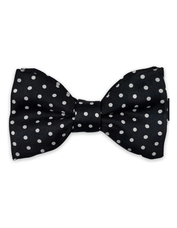Genoa Spot TYO Bow Tie in Black
