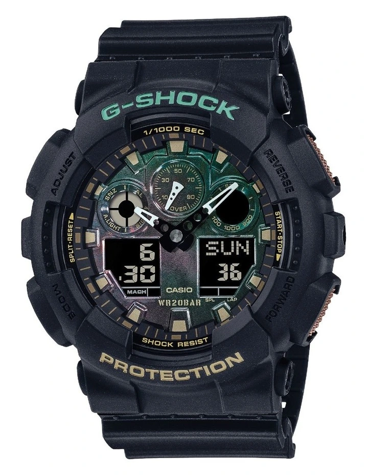 Resin Watch in Black