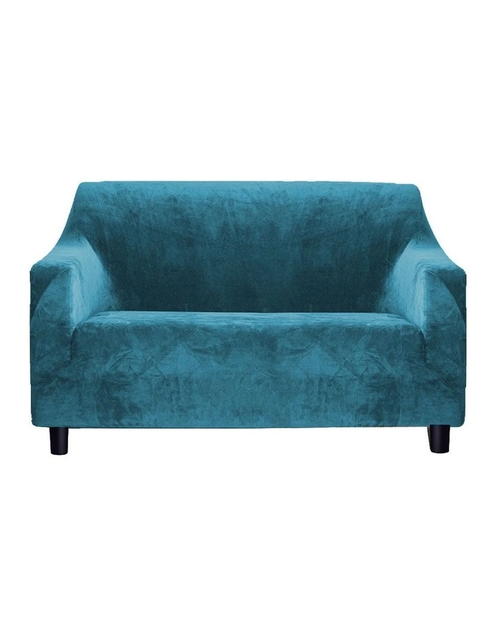 Marlow 2 Seater High Stretch Sofa Cover in Green