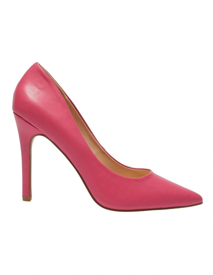 Harbour Heeled Shoes in Pink Smooth