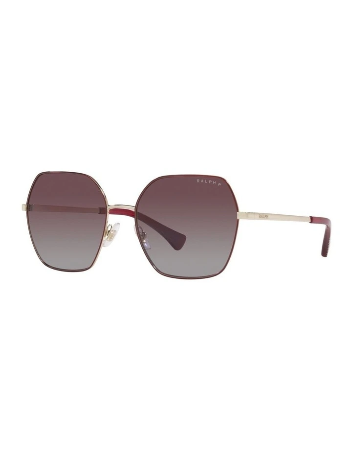 0RA4138 Polarised Sunglasses in Bordeaux