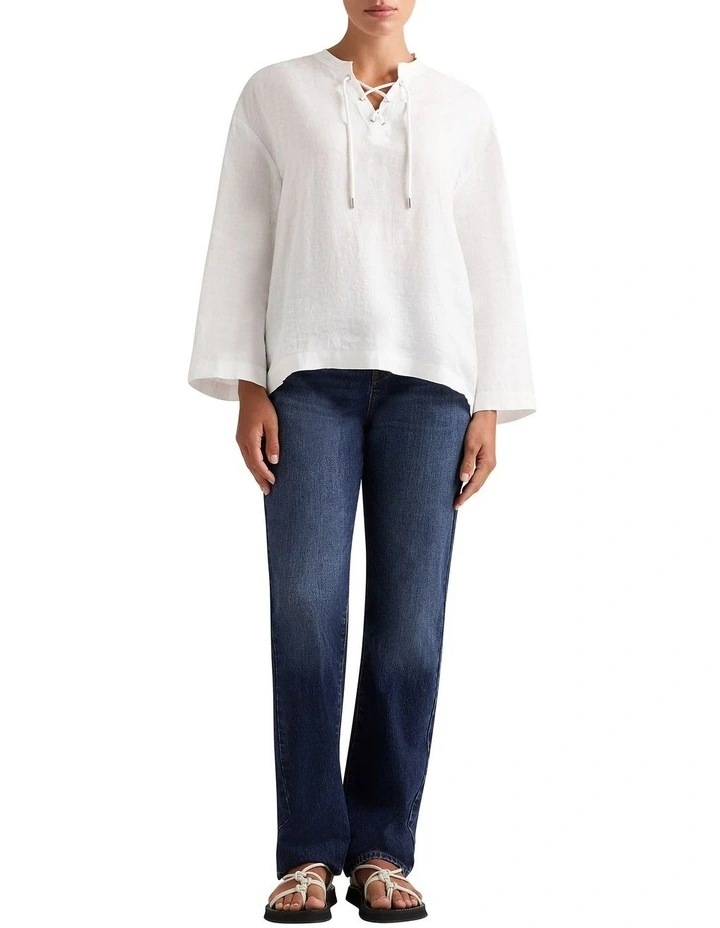 Bligh Linen Blouse in White
