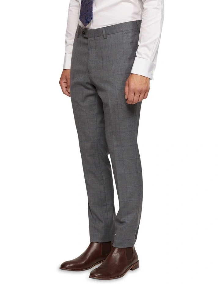 Auden Wool Stretch Suit Trousers in Grey