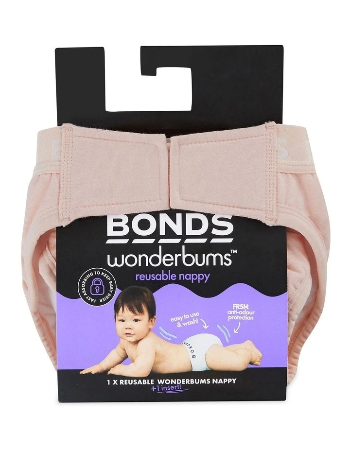 Baby Reusable Nappy in Pink
