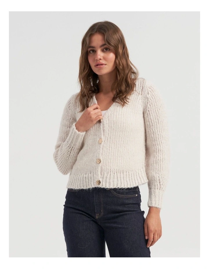 Minni Life Cardigan in Beige
