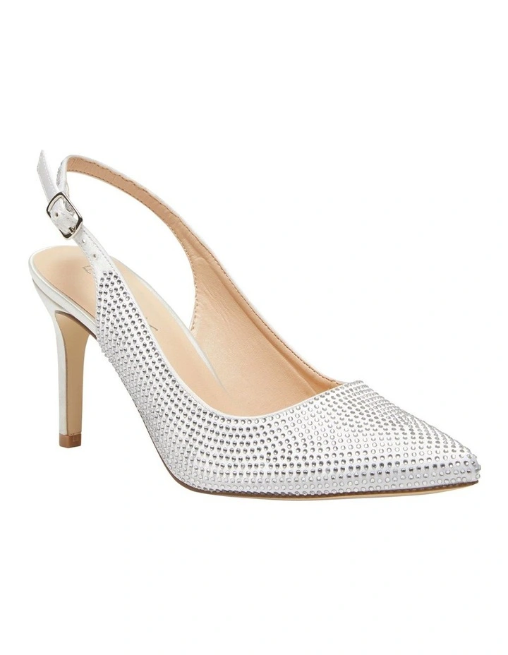 Whitney Heeled Shoes in Cream