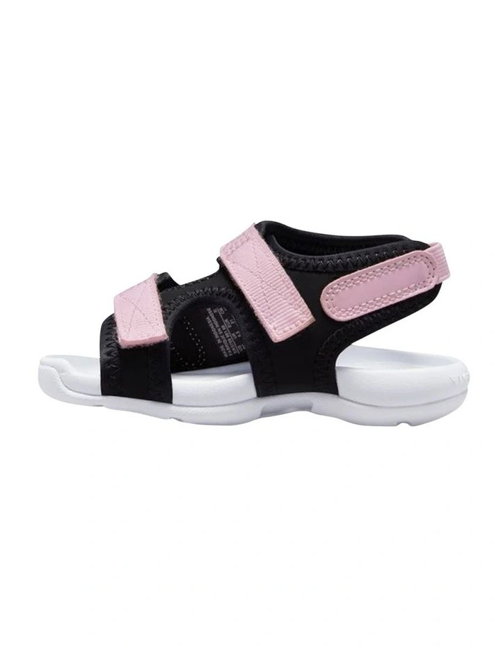 Sunray Adjust 6 Baby Beach Sandals in Black/Pink
