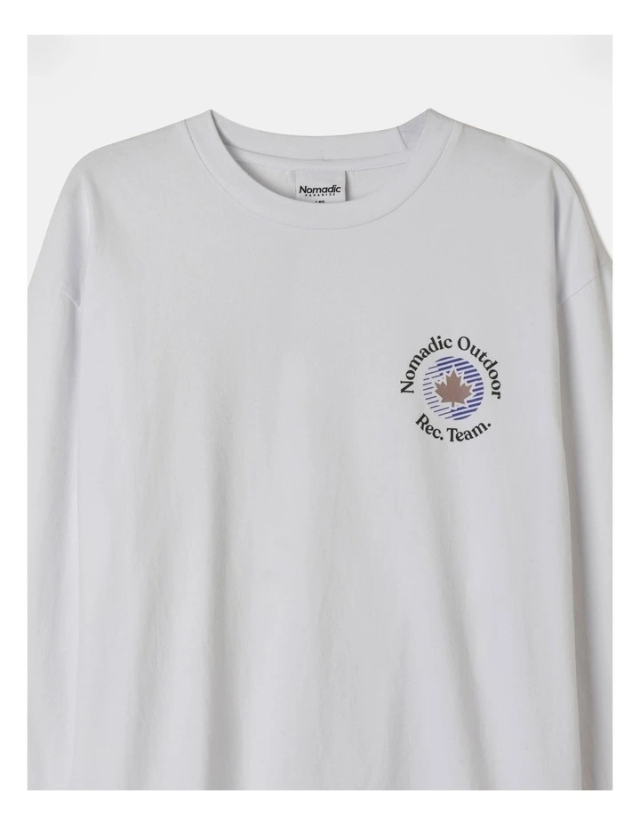 Denton Standard Long Sleeve Tee in White