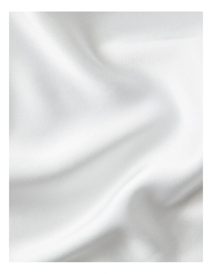 Lanham King Tailored Pillowcase in Snow