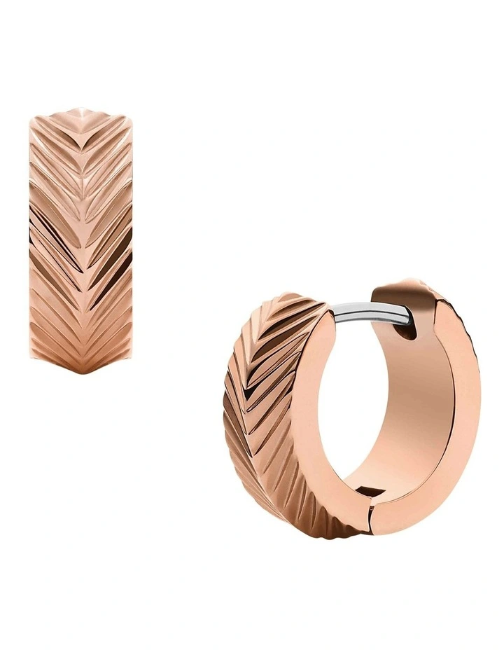Harlow Hoop Earring in Rose Gold