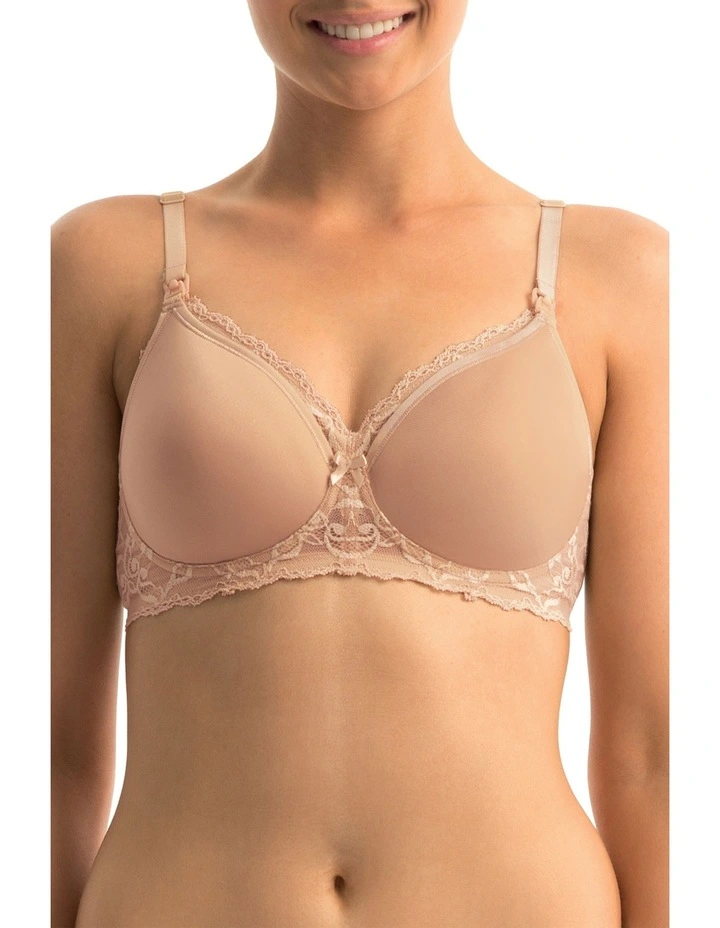 Gorgeous Mama Lace Maternity Bra in Nude