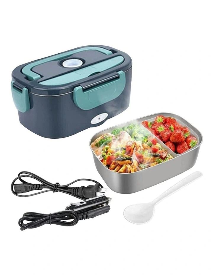 Portable Electric Lunch Box 1.5L in Dark Green