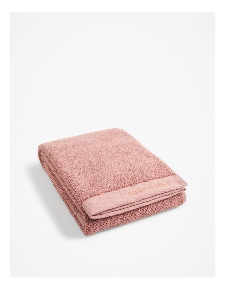 Calo Australian Cotton Bath Towel in Pink Salt