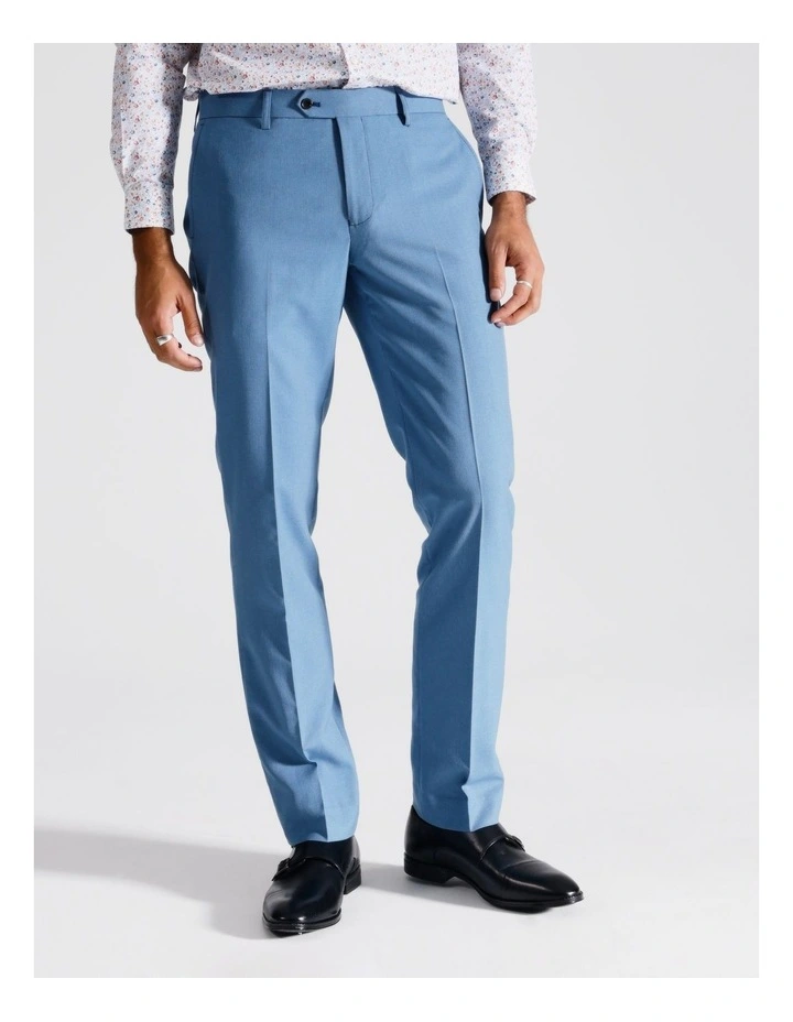 Tailored Suit Pant Puppytooth In Blue