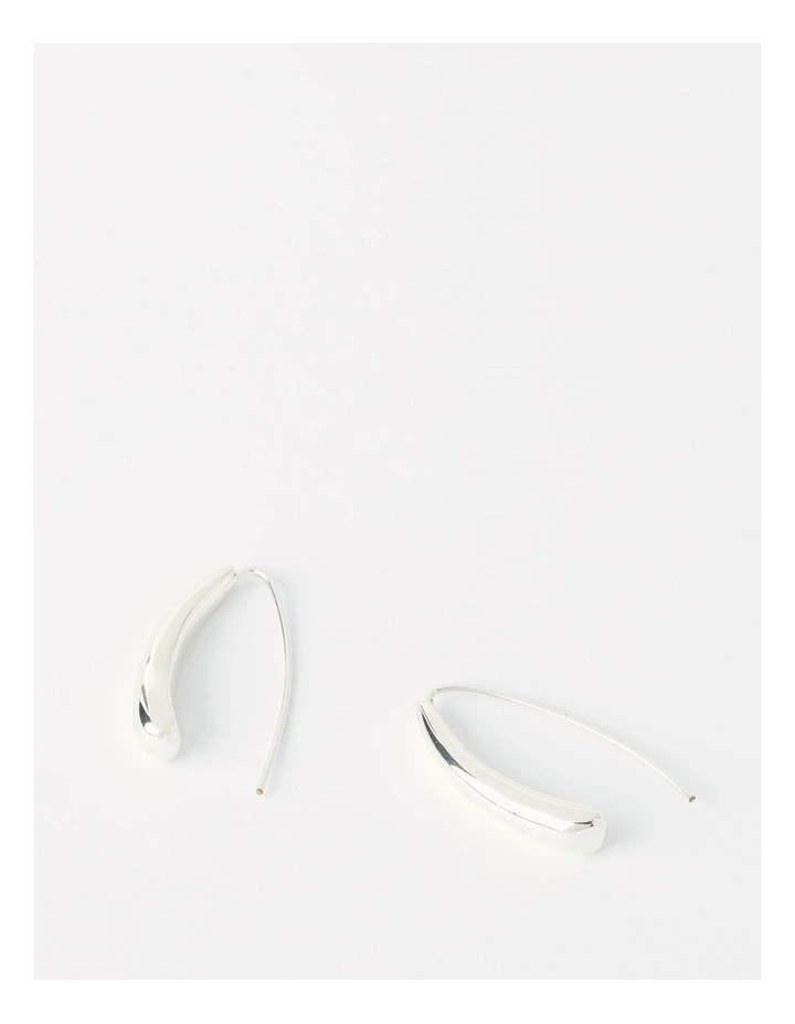 Vertical Drop Earring in Silver