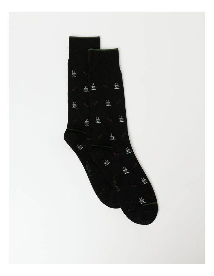 Coffee Socks in Black