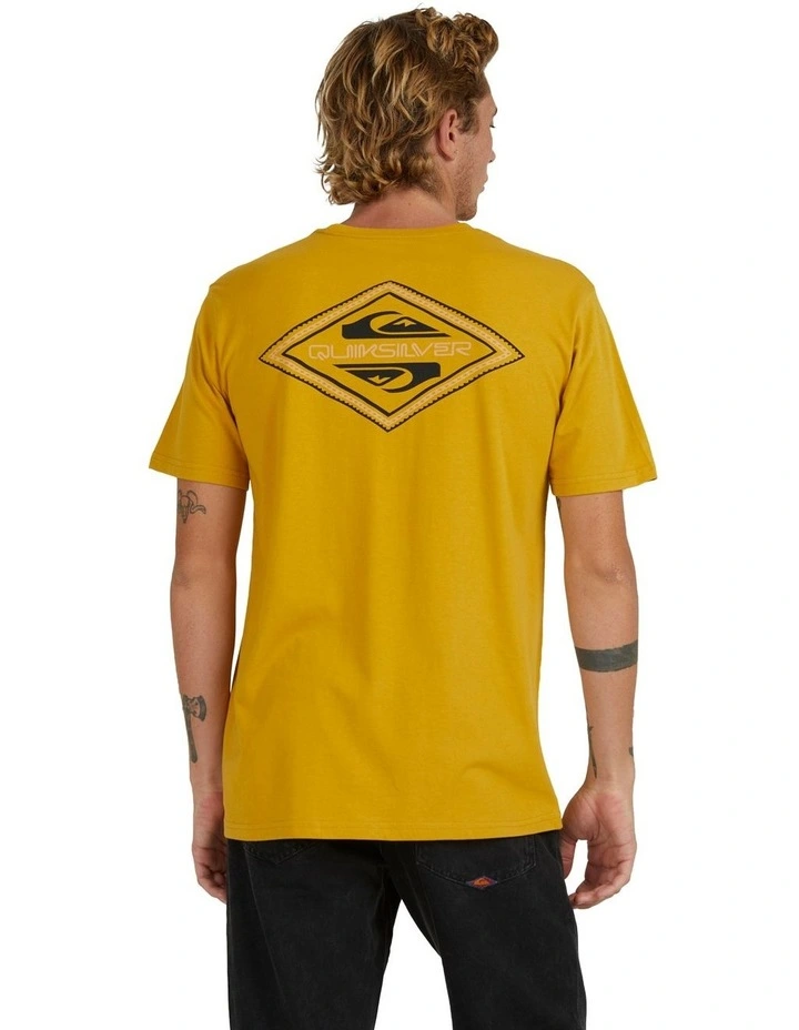 Reverse Logo T-Shirt in Yellow