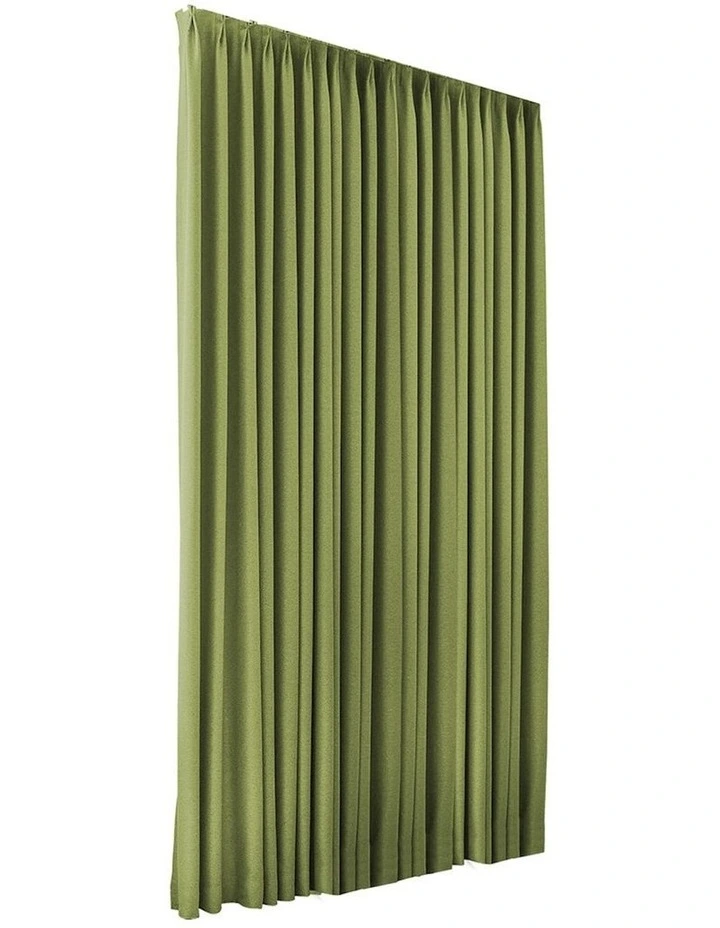 2XBlockout Chenille Blackout Draperies Curtains Eyelet Day 240x250 in Green