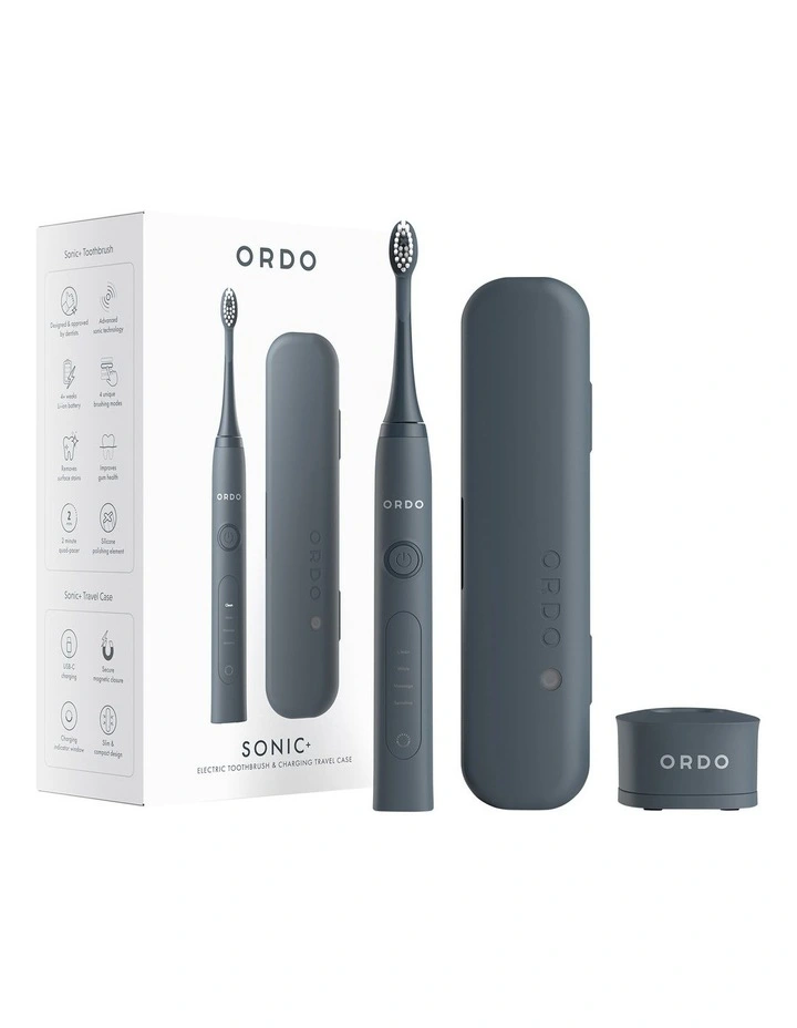 Sonic Electric Toothbrush With Travel Case in Charcoal Grey