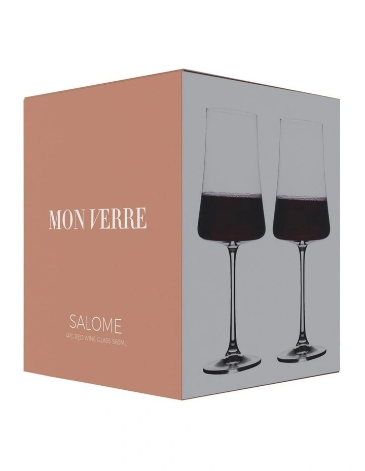 Salome Red Wine Glass Set of 4