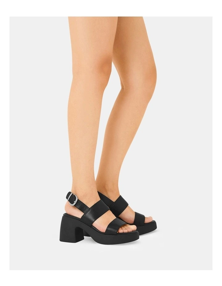 Umae Strappy Heels in Black