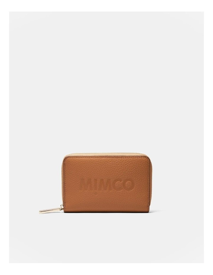 Patch Leather Medium Wallet in Caramel