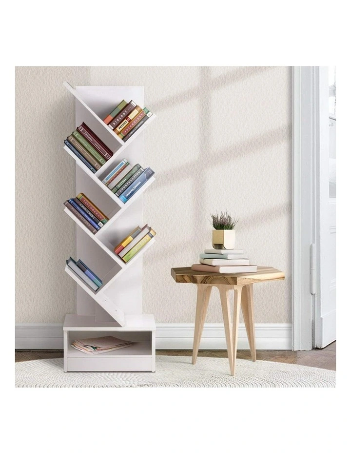 7 Tiers Tree Bookshelf in White